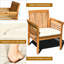 Ensemble de canapé d'extérieur en bois d'acacia 4 pièces 4 pièces