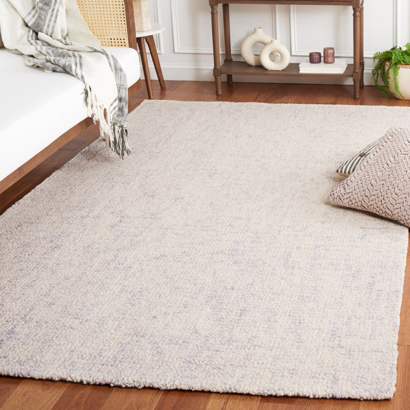 Tapis gris clair / ivoire Flavi, Rectangle 6 pi x 9 pi