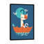 «Cat in Umbrella», impression sur toile tendue-72115764-32589031