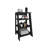 Linen Cabinet 29.7"H, Four Shelves, Vertical, Black-1112487620