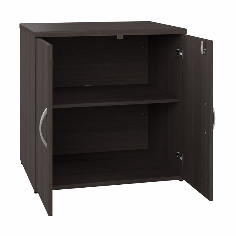 Armoire de rangement à 2 tablettes Studio C, Gris orage