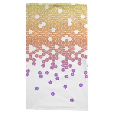 Leffel Tumbling Cube Pattern Tablecloth
