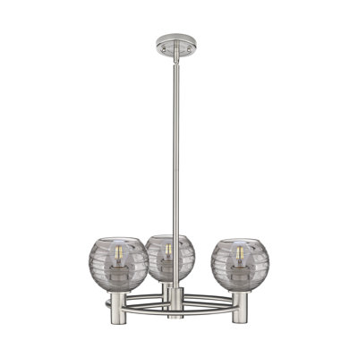 Cribb - Luminaire suspendu sur tige 3 lumières