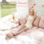 Chenille rose haut de gamme modulaire avec une conception ergonomique, une base en bois de qualité et diverses formes de combinaison pour la vie à la maison Élégant dans le matériau, installation facile