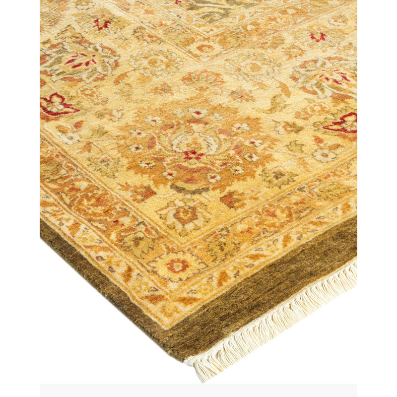 Classic One-of-a-Kind 9' 2" x 12' 4" Hand Knotted Area Rug