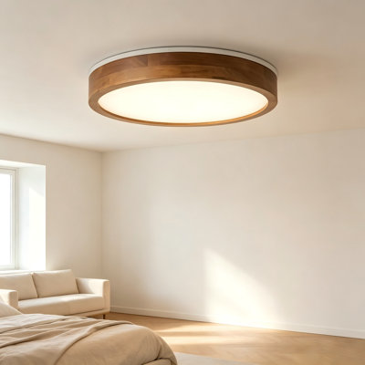 15.75" W Dimmable Integrated LED Flush Mount