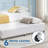 Twin Rectangular Twin Metal Daybed With Trundle, Sofa Bed Frame With 6 Casters And Steel Slat Support-783239570