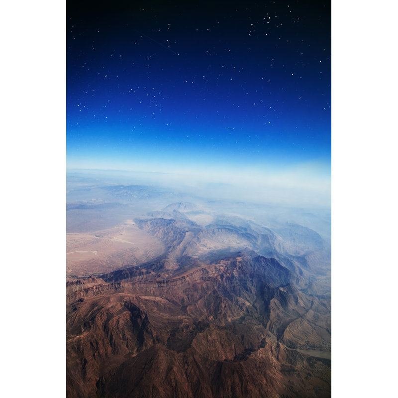 Flight Above The Mountains - Wrapped Canvas Print, 76cm H x 51cm W