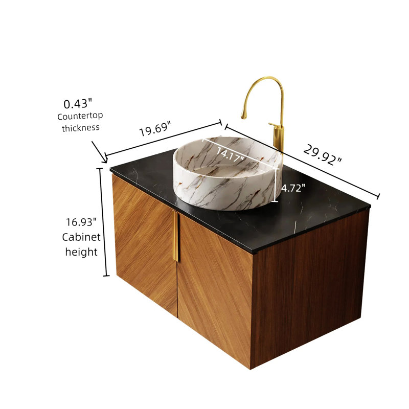 ARAI 30" Bathroom Vanity With Sink