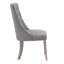 Chaise Parson à oreilles en lin rembourrée et capitonnés Irving Place-1309567201-1256888034