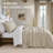 Stonewashed Crinkle Cotton Box Stitch Quilt Set-105834153-105834150