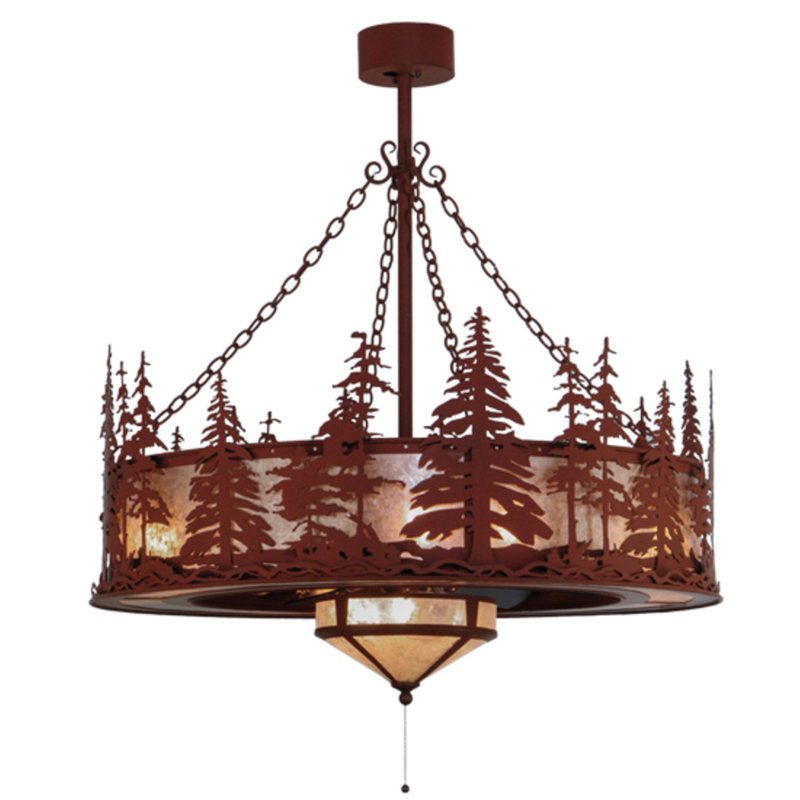 Tall Pines Downrod Ceiling Fan