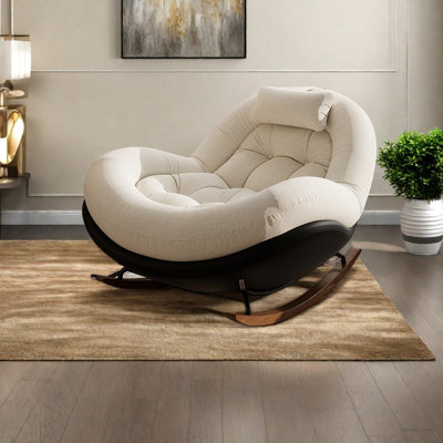Chaise berçante confortable et sécuritaire