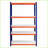 Garage Storage Shelves Heavy Duty 5-Tier Iron | 71"H x 35.4"W x 15.87"D | Orange