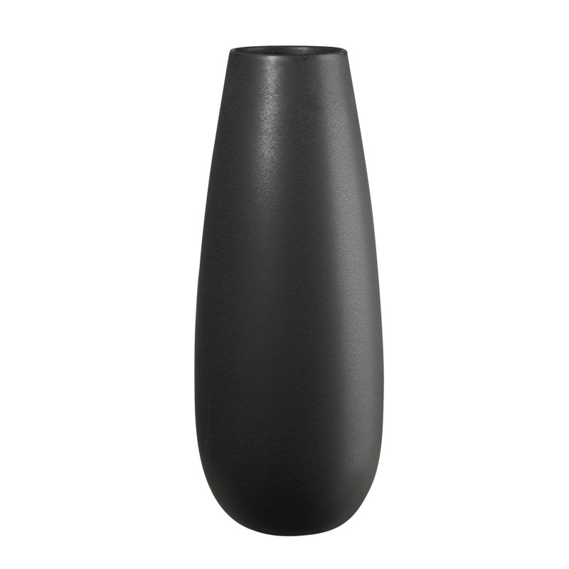 ASA Selection Ease Table Vase, Black, 60cm H x 23cm W x 23cm D