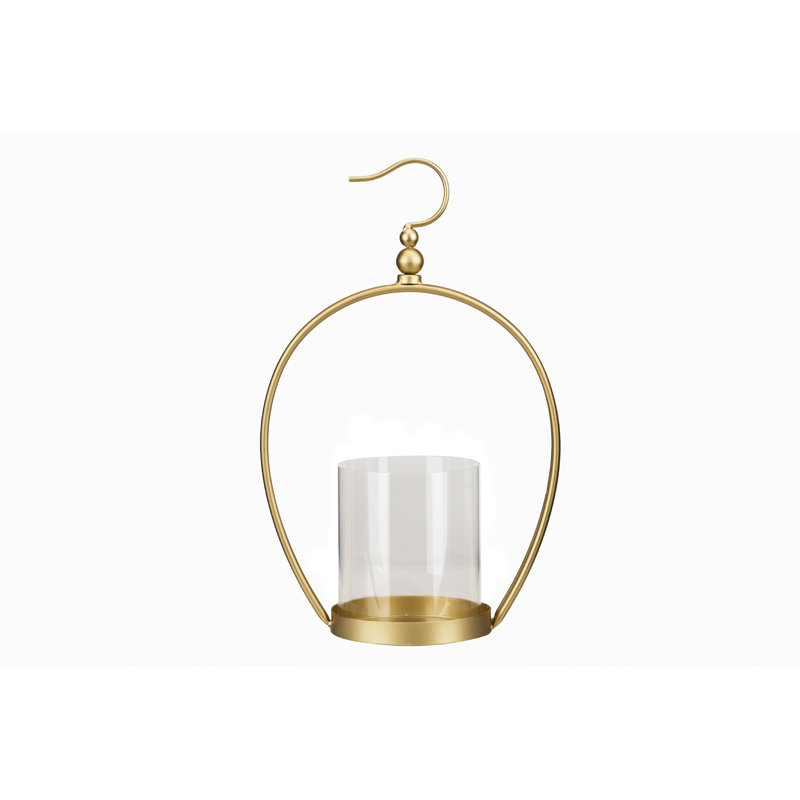 42Cm Metal Tabletop Lantern