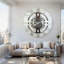 Horloge murale 36 "surdimensionnée pour le salon-123169110