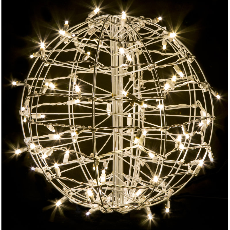 Décoration de fenêtre pliante avec 75 lumières DEL