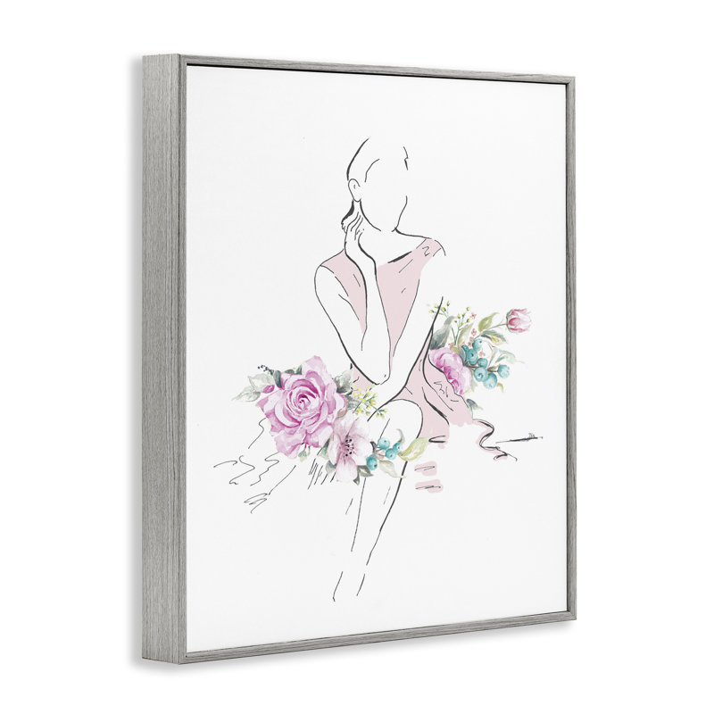 Giclée douce et florale par Patricia Pinto, Estampe numérique Farmhouse, H 14 po x l 11 po