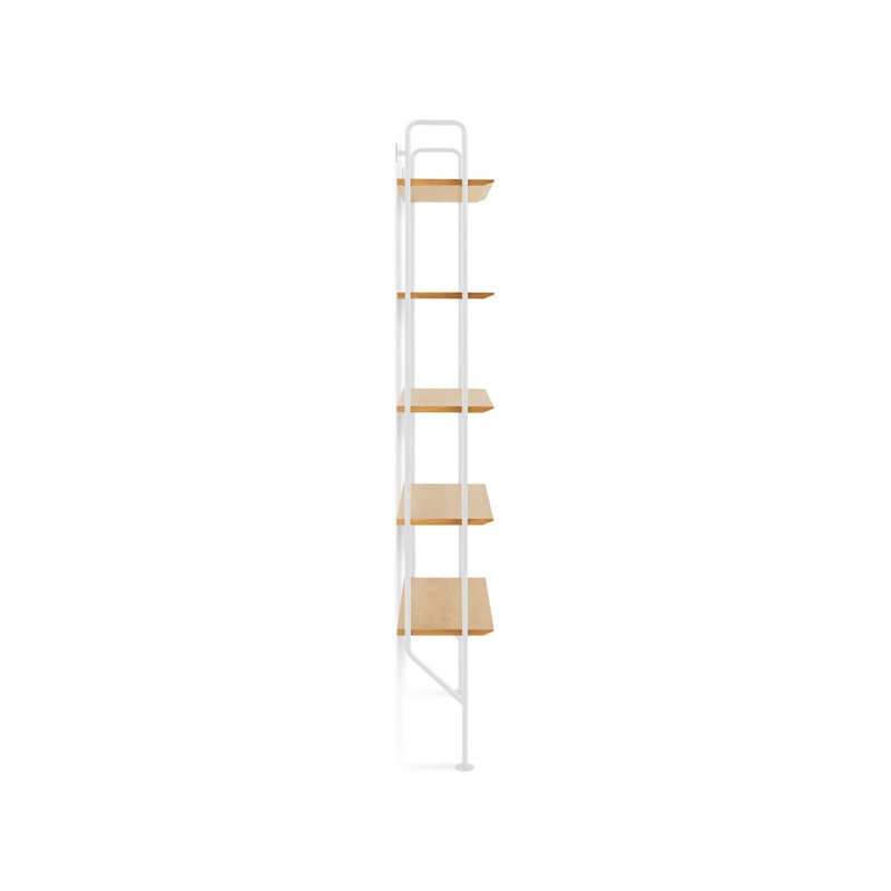 Hitch Etagere Bookcase, Black/Walnut