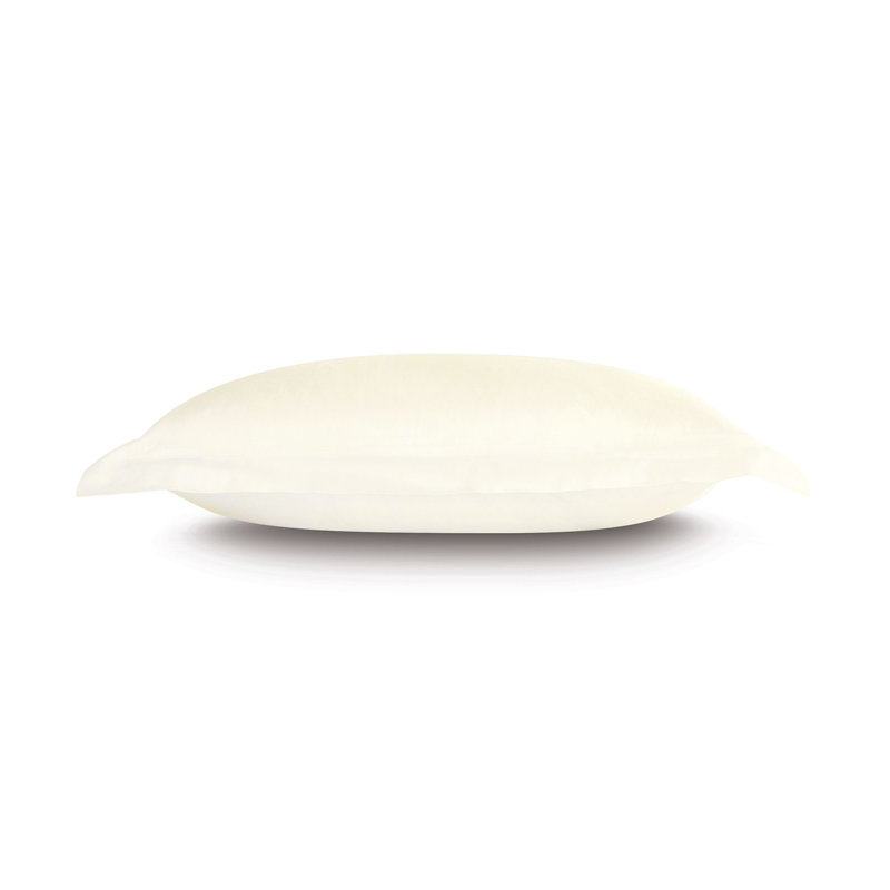 Fresco Sateen Envelope Sham, Ivory, Queen