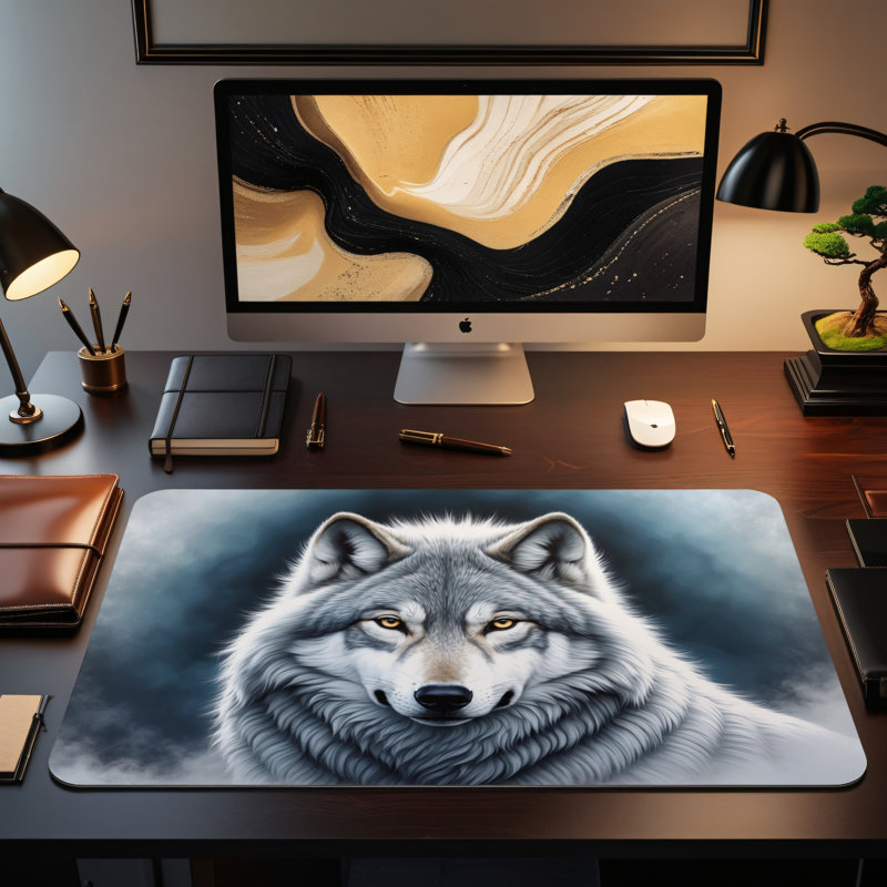 Polyester Desk Pad, 14.4x12.1