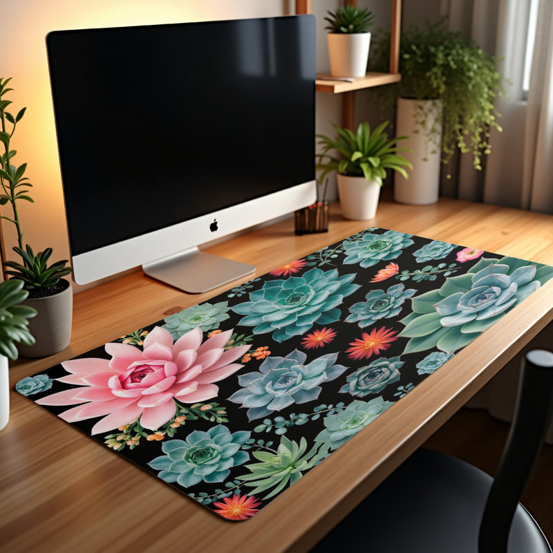 Polyester Desk Pad, 14.4x12.1