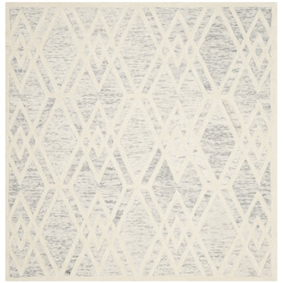 Deedgra Hand Tufted Wool Geometric Rug