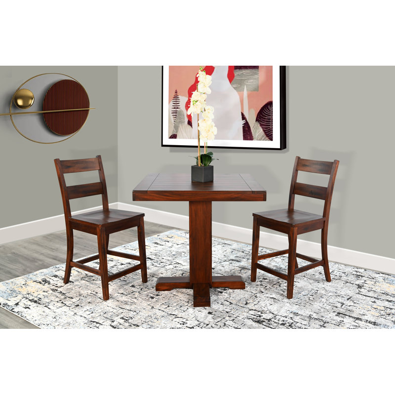 Hardin Counter Stool with Solid Wood Frame