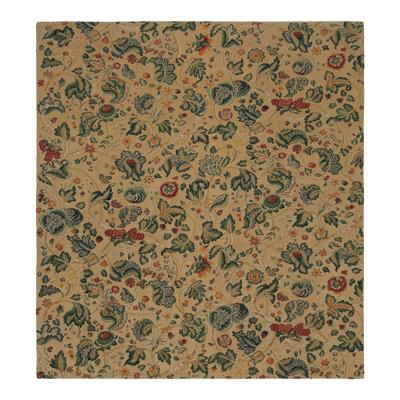 Wool Floral Area Rug