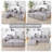Modern Minimalist Modular Sectional Sofa
