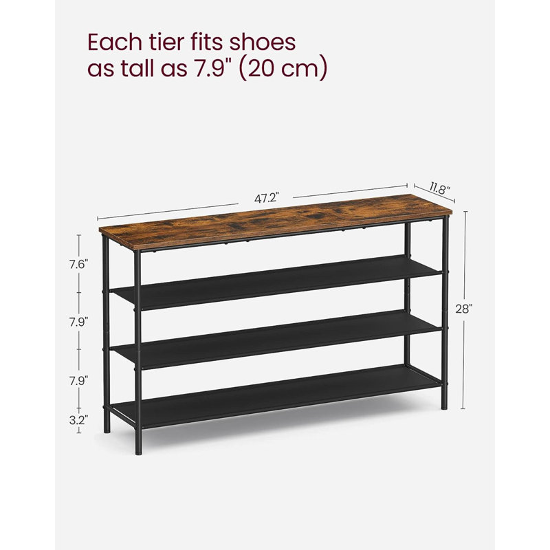 12 Pair Shoe Rack