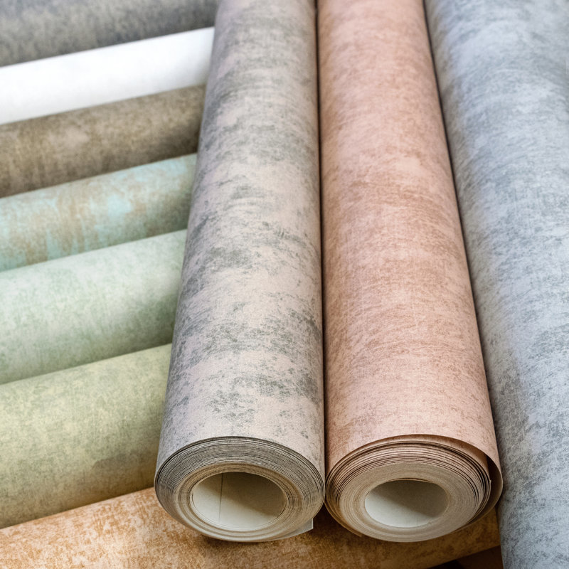 Thaler Shimmery Plain Texture 10.05m x 53cm Wallpaper Roll, Blue