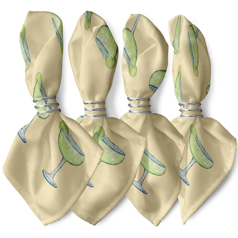 Ensemble de serviettes 4 pièces Josefien, Jaune