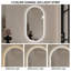Miroir de salle de bain 48 "fixé au mur à écran tactile antibuée 48", miroir de barbier-135929474