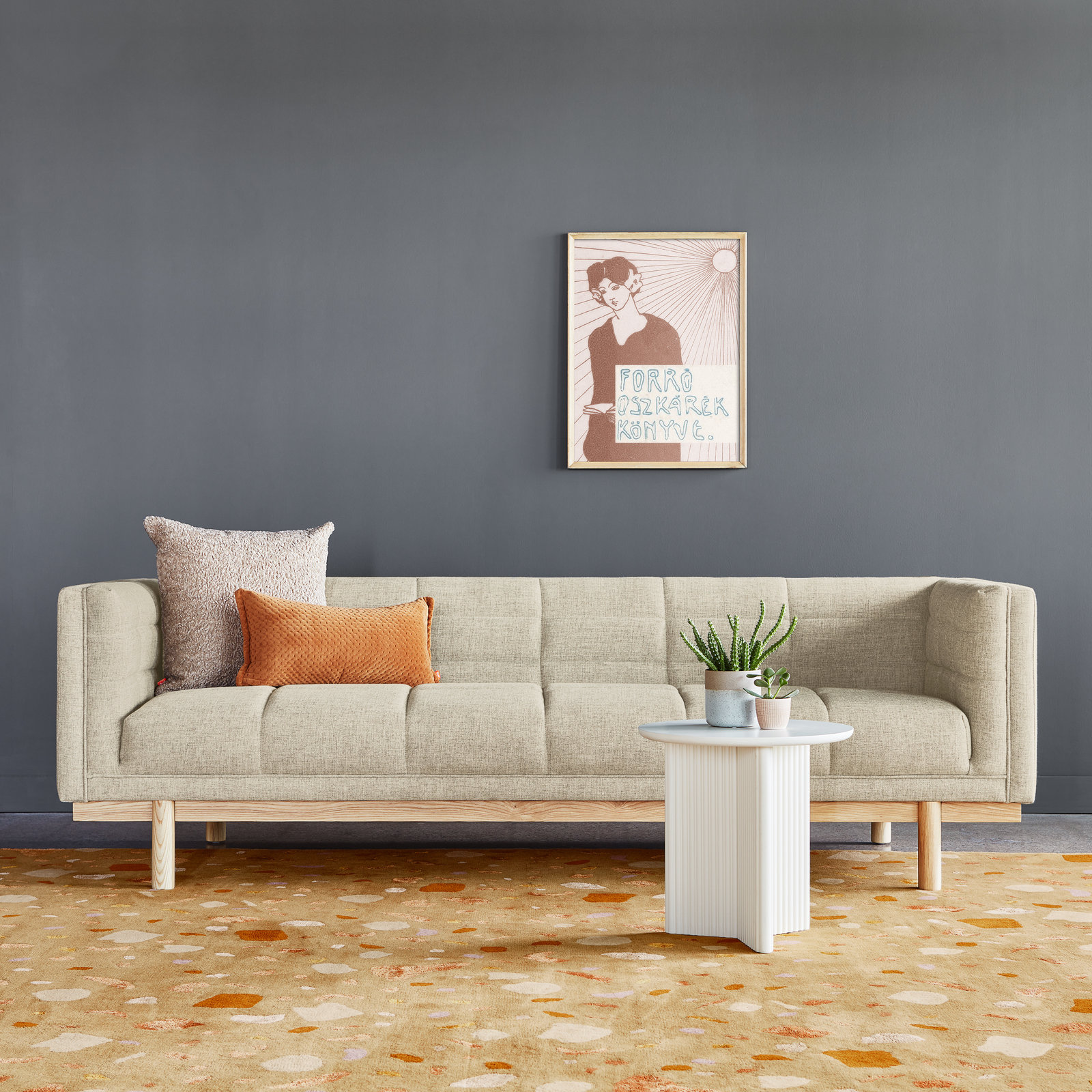 Mulholland Sofa , Caledon Antler Performance Plainweave