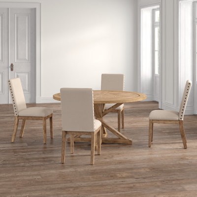 Ashbaugh 4 - Person Pedestal Dining Set