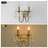 2- Lights Candle Wall Lights Crystal Candle Wall Sconces
