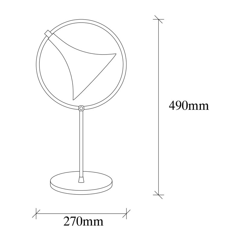 Lampe de table en métal