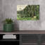 Les Peupliers, vers 1879-1882. Estampe d'art mural abstraite contemporaine représentant un paysage naturel.-1347112729