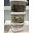 Stackable Acrylic Baking Ingredient Storage Containers with 3-Way Lids, Set of 6