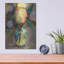 «Glass Study» par Jeanette Vertentes, art mural en métal de luxe, 12 po x 16 po