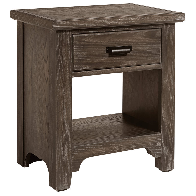 Erving 22.5'' W Solid Wood Nightstand, Folkstone