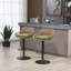 Ensemble de 2 tabourets de bar pivotants modernes COOLMORE avec repose-pieds réglables pour la cuisine-1982550394