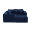 Canapé modulaire Boneless de 93 po, canapé modulaire Cloud avec assise profonde, canapé modulaire moderne en L avec méridienne, fauteuils rembourrés pour le salon, la chambre à coucher, sans assemblage-51215134-51215123