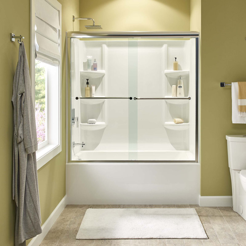 Studio 60'' x 32'' Soaking Acrylic Bathtub, Arctic White, Left