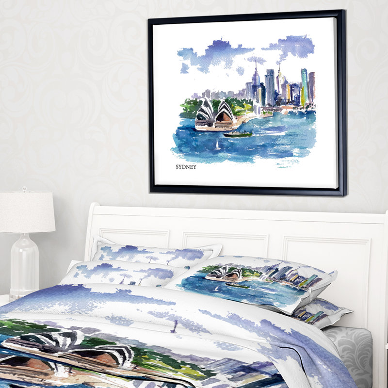 " Australia Vector Illustration ", 12" H x 20" W x 1" D