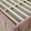 Très grand cadre de lit tapissier très grand avec tissu épais, lit plateforme grand format en chenille avec tête de lit et structure solide. Aucun sommier tapissier requis)-1117519870-1117519871
