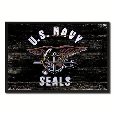 " US Navy Seals Military Flag " Graphic Art Print