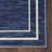 Lucretia Abstract Machine Woven Chenille Indoor/Outdoor Area Rug in Blue-2123726286